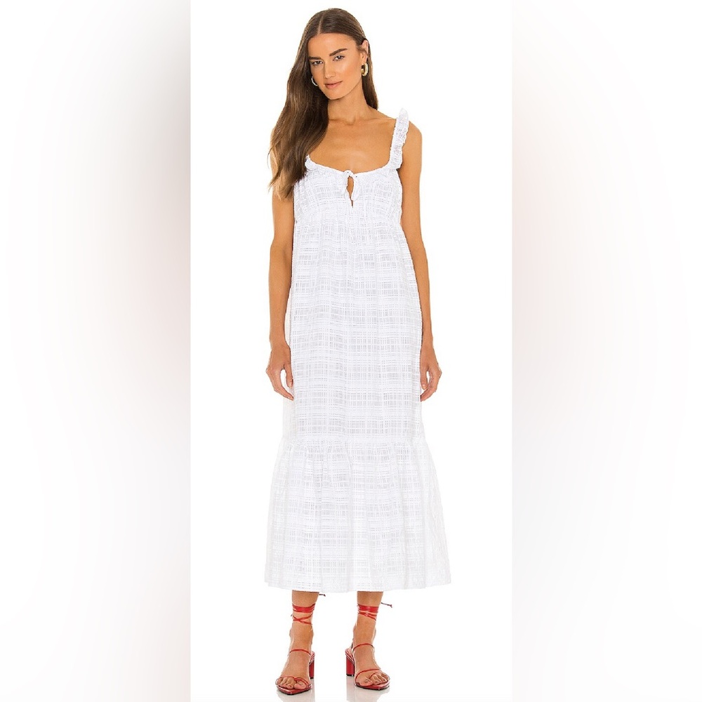Lovers + Friends Rosine White Maxi Dress